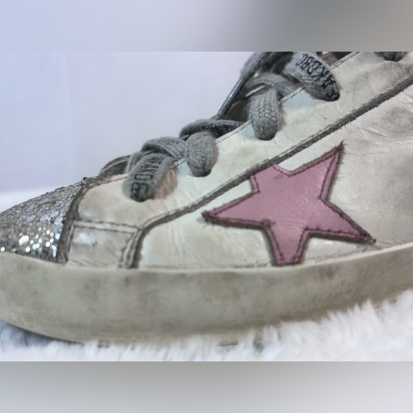 Golden Goose Kids Glitter Sneakers - Silver and Pink 🍓☀️ - Picture 12 of 14